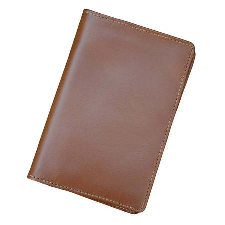 Dacasso Rustic Brown Leather Passport Holder AG-3242